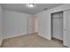 Bedroom closet with wire shelving and sliding doors for easy access at 139 Sunfish Dr, Winter Haven, FL 33881