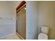 Bright bathroom features a walk-in shower and tiled floors at 512 Lost Creek Ct, Kissimmee, FL 34743