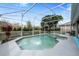 Large pool in screened-in enclosure provides great outdoor entertainment and privacy at 5406 Baytowne Place, Oviedo, FL 32765