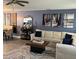 Open living space with bar and cozy sofa at 858 Lafayette Ln, Lakeland, FL 33805