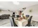 Open dining area flowing into the living room, perfect for gatherings and everyday living at 4381 Pumice Dr, Lakeland, FL 33811