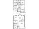 Detailed floor plan showcasing the layout of the home's main and upper levels at 4381 Pumice Dr, Lakeland, FL 33811