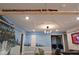 Finished basement with a cool castle mural, train set, and media area at 2956 Penelope Loop, Kissimmee, FL 34746