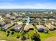 An aerial view shows the property is located in a well-maintained residential neighborhood with mature trees and green spaces at 11321 Ledgement Ln, Windermere, FL 34786
