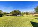 Sprawling backyard with lush green lawn and a picturesque pond, perfect for relaxation and outdoor enjoyment at 11321 Ledgement Ln, Windermere, FL 34786
