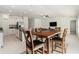 Open concept dining area adjacent to kitchen and living room, great for gatherings at 1700 Red Loop, Lakeland, FL 33801