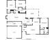 Detailed floor plan showcasing layout with measurements of rooms, including kitchen, bedrooms, and living spaces at 1743 Wilshire Ct, Lakeland, FL 33813