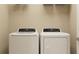 Convenient laundry area includes a modern washer and dryer set at 4727 Bold Peacock Bnd, Bartow, FL 33830