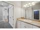 Bright bathroom featuring a vanity with an oval sink at 6327 Ashley Dr, Lakeland, FL 33813