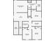 Upstairs floor plan featuring primary bedroom, loft, two secondary bedrooms, and a laundry room at 2244 Teneroc Trl, Lakeland, FL 33805