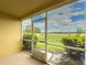 Screened patio with green scenery and a blue sky view at 5335 River Rock Rd, Lakeland, FL 33809