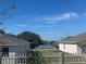 Scenic lake view between homes and above a white picket fence on a sunny day at 928 Cambridge Dr, Winter Haven, FL 33881