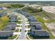 New construction aerial view of a neighborhood with single-Gathering homes and community features at 2506 Linda Knoll Ln, Bartow, FL 33830