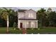 Charming two-story home with a brick walkway, covered porch, and well-maintained landscaping at 2652 Peace Of Mind Ave, Kissimmee, FL 34744