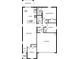 Detailed floor plan showcases spacious layout with kitchen, Gathering room, and three bedrooms at 1637 Nantucket Way, Winter Haven, FL 33884
