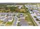 Community aerial view featuring a residential area with homes, green spaces, and easy access to schools and main roads at 1773 Yellow Trl, Lakeland, FL 33801