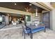 Outdoor kitchen features a built-in grill and a covered dining area for outdoor enjoyment at 7769 Summerlake Pointe Blvd, Winter Garden, FL 34787
