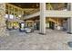 Spacious outdoor patio features custom stonework, a built-in grill, and multiple seating areas at 7769 Summerlake Pointe Blvd, Winter Garden, FL 34787
