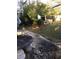 Backyard with stone table and landscaping at 894 Superior St, Deltona, FL 32725