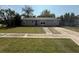 Charming single-story home with a well-manicured lawn and a classic blue front door at 1721 S Village Dr, Deltona, FL 32725