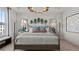 Beautiful main bedroom featuring coordinated bedside tables, lamps, and a scenic window view at 15113 Grove Lake Dr, Winter Garden, FL 34787