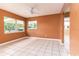 Living space with tile flooring and natural light from the exterior at 824 Interlake Dr, Lakeland, FL 33801