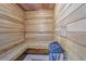 Private sauna room with wooden interior, offering a relaxing spa-like experience within the home at 5012 Laguna Bay Cir # 72, Kissimmee, FL 34746