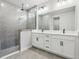 Bathroom features a large walk-in shower and double vanity at 6057 Sacred Oak Ave, Mount Dora, FL 32757