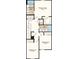 Second floor layout showcasing a primary suite with bathroom, two additional bedrooms, and a shared bathroom at 7605 Waterscape Dr, Groveland, FL 34736