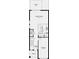 This is a first-floor layout displaying the foyer, kitchen, great room, and garage at 2569 Penguin Blvd, Davenport, FL 33837