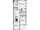 This floor plan shows a primary suite, two additional bedrooms, and two bathrooms at 2561 Penguin Blvd, Davenport, FL 33837