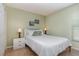 Bedroom with tile floors, double closets and sunny window view at 540 Buckingham Cir, Davenport, FL 33897