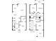 Detailed floor plan showing layout of first and second floors with dimensions at 1529 Euston Dr, Reunion, FL 34747