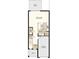 Floor plan showcasing the layout of the first floor of the home at 2565 Penguin Blvd, Davenport, FL 33837