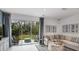 Bright living room featuring a large sliding glass door to the backyard at 2565 Penguin Blvd, Davenport, FL 33837