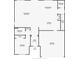 Detailed floor plan showcasing the layout of the kitchen, living room, bedrooms, and bathrooms at 754 Andalusia Loop, Davenport, FL 33837
