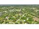 Expansive aerial view showing the home nestled within a lush, wooded community at 4609 Creek Meadow Trl, Lakeland, FL 33810