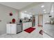 A well-lit kitchen with stainless steel appliances and sleek countertops at 282 Lake Griffin Cir, Casselberry, FL 32707