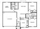 Well-designed floor plan featuring a Primary suite, two additional bedrooms, and an open-concept living area at 2669 Sw 175Th Loop, Ocala, FL 34473