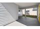 This patio features a concrete floor and supports a light blue painted ceiling at 3083 Voyager Ave, St Cloud, FL 34771