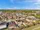 Expansive aerial view of a residential neighborhood, showcasing well-maintained homes and lush green spaces at 4706 Rockvale Dr, Kissimmee, FL 34758
