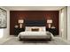 Beautiful bedroom featuring a plush bed, stylish nightstands, and elegant decor at 5039 Barnet Dr, Davenport, FL 33837