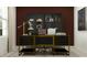 Stylish home office featuring a sleek desk, modern chair, and ample storage with neutral color palette at 5039 Barnet Dr, Davenport, FL 33837