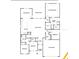 Detailed floor plan showcasing the layout with bedrooms, bathrooms, kitchen, and living spaces at 17745 Sw 25Th Ave Rd, Ocala, FL 34473