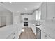 Well-lit kitchen featuring stainless steel appliances and white cabinets at 17745 Sw 25Th Ave Rd, Ocala, FL 34473