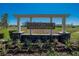Community entrance sign for Saddle Creek Preserve with landscaping at 1792 Yellow Trl, Lakeland, FL 33801