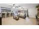 Open floor plan from living room to the kitchen creates space for relaxing or entertaining at 4305 Hamilton Rd, Lakeland, FL 33811