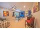 Spacious game room with a pool table, bar area, and comfortable seating, perfect for entertaining guests at 8427 Prestbury Dr, Orlando, FL 32832