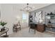 Home office featuring stylish desk and shelving and a window allowing plenty of natural light at 1423 Hamilton Way, Lake Alfred, FL 33850