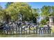Stone Creek entrance sign with water feature and decorative architectural elements at 6898 Sw 95Th Cir, Ocala, FL 34481